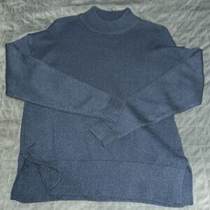 Sz M ⭐️NWT  B Young Blue Mock Neck Pullover Sweater